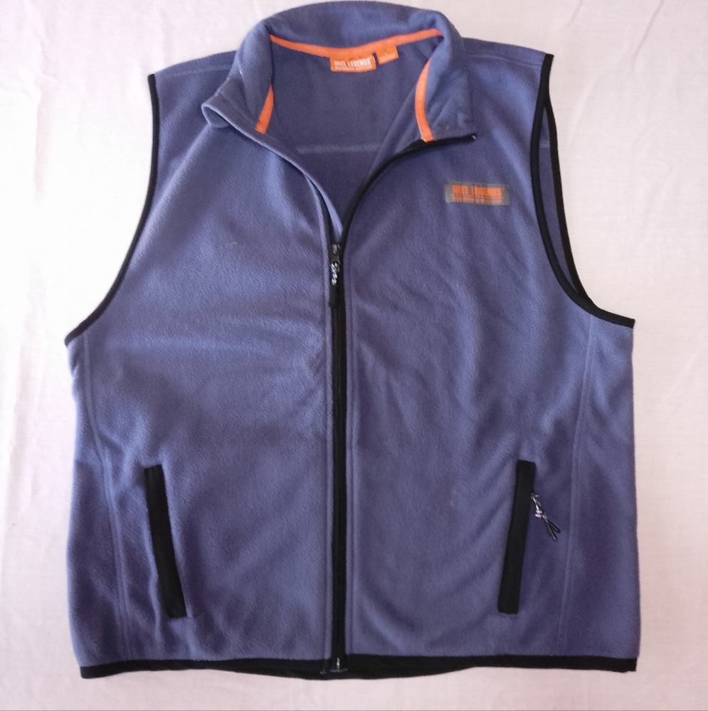 Reel Legends Performance Outfitters Full Zip Fleece Vest